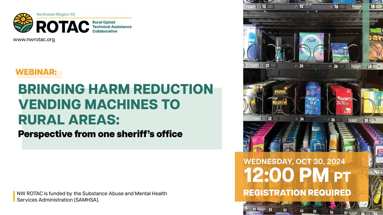 Bringing Harm Reduction Vending Machines to Rural Areas: Perspective From One Sheriff's Office