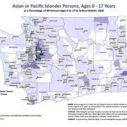 Map of CPWI locations in relation to asian populations